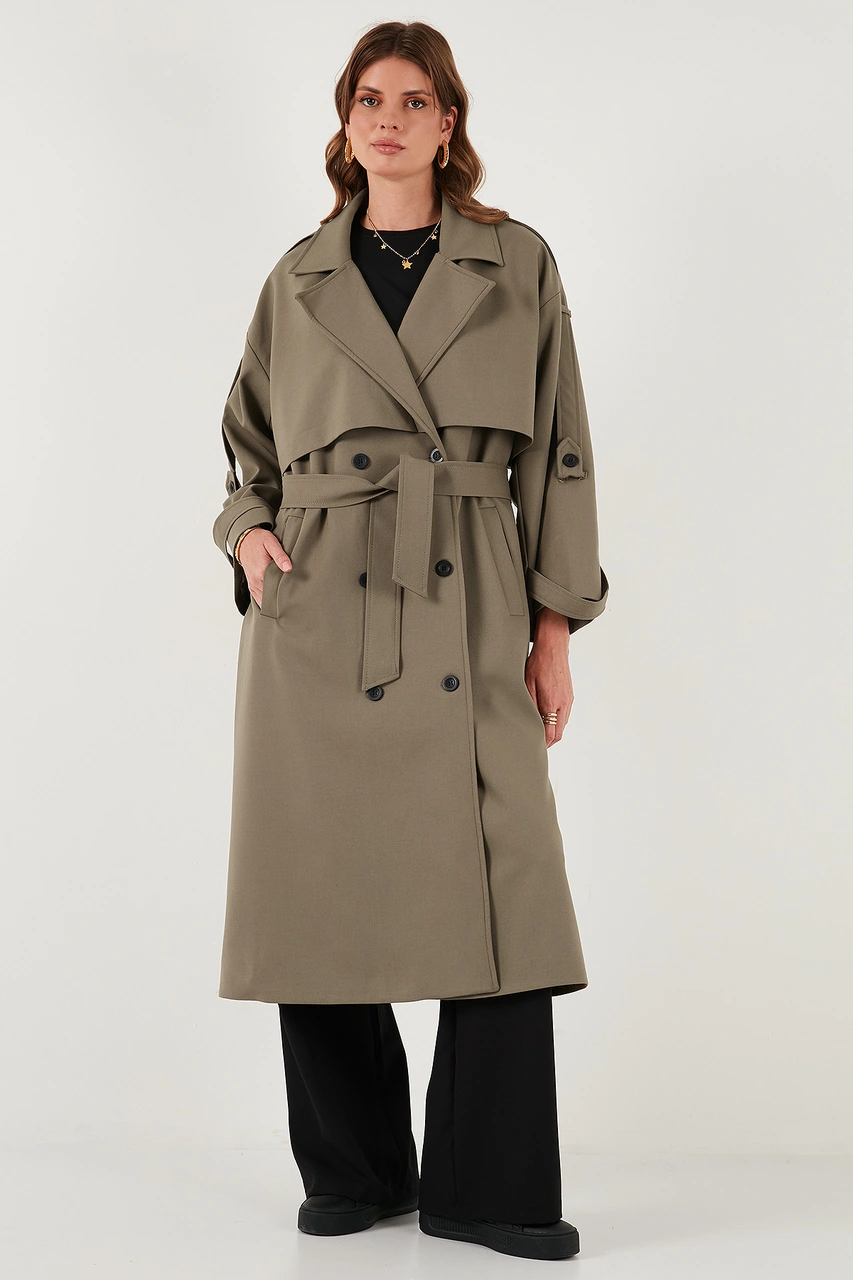 Lela Bayan Trençkot 6839476 Karamel Karamel