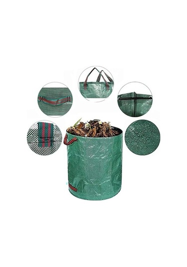 Ebitda Dayanıklı Dokuma Malzemeli Büyük Bahçe Yaprak Çöp Torbası 3 Adet, Uzun Süre Kalıcı, Yüksek Kapasite, Bahçe Ve Ev İşle