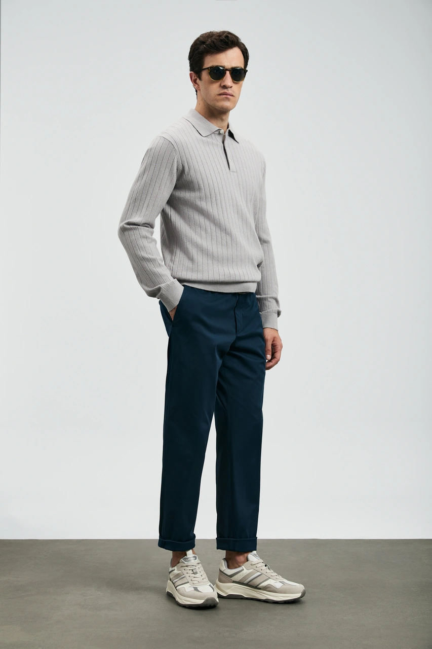 Lufian Josef Erkek Kazak Açık Gri Açık Gri 112090156100180 Açık Gri