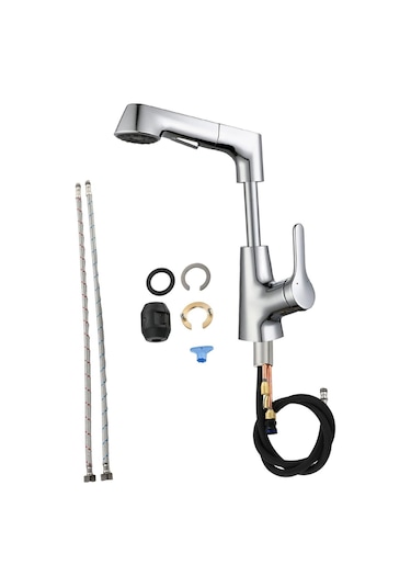 Suntek Banyo Lavabo Bataryası Çekme Püskürtücü Ile Mutfak