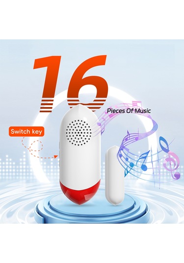 Kapı Pencere Alarmı Ev Güvenliği Kablosuz Manyetik S6914-2