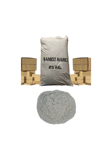Ateş Tuğlası Şamot Harcı 3 Kg