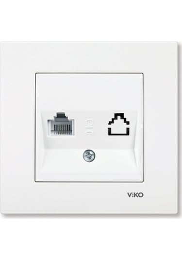 Viko Karre Nümeris Telefon Prizi rj11 Çerçeveli