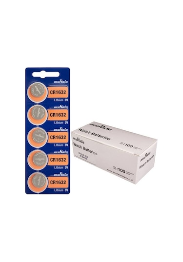 Murata-Sony CR1632 Pil Para Pil Düğme Pil 5li K