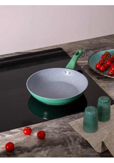 Agness Smoky Tava 22 Cm Yapışmaz Yüzeyli 209163926 Yeşil