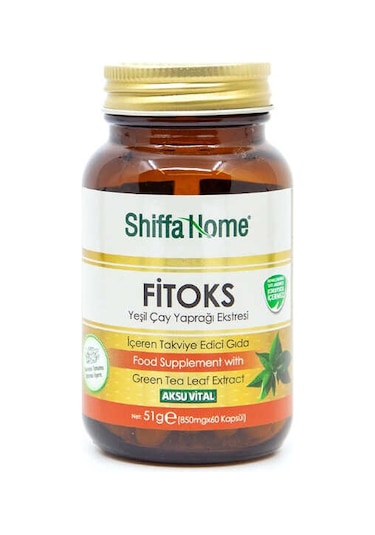 Shiffa Home Fitoks Yeşil Çay Yaprağı Eki 850 MG 60 Kapsül
