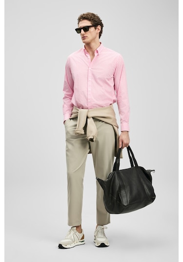 Lufian Marco Erkek Basic Gömlek Regular Fit Pembe Pembe 111010653100800 Pembe Lufian Marco Erkek Basic Gömlek Regular Fit Pembe Pembe 111010653100800 Pembe