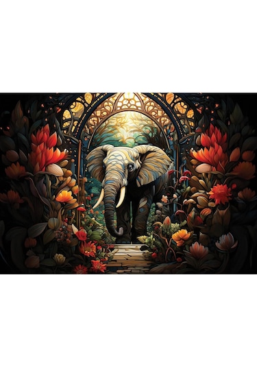 Çiçeklerin Koruyucusu 1000 Parça Puzzle