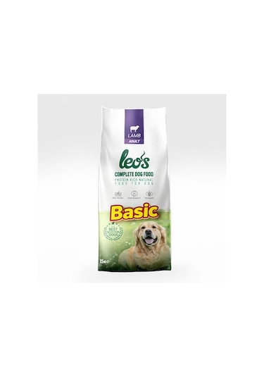 Leos Kuzu Etli Yetişkin Köpek Maması Basic 15 Kg 999-1175