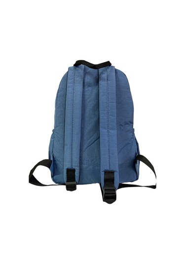 Su Geçirmez Kaliteli Astarlı Krinkıl Kumaş Unisex Iki Gözlü Okul Spor Seyahat Sırt Çantası 30x38cm Mavi Su Geçirmez Kaliteli Astarlı Krinkıl Kumaş Unisex Iki Gözlü Okul Spor Seyahat Sırt Çantası 30x38cm Mavi