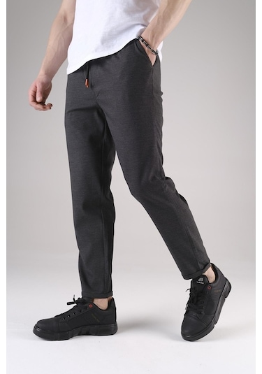 Oksit Joy Erkek Beli Lastikli Duble Paça Erkek Jogger Pantolon