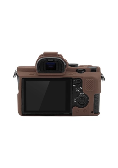 Sony Ilce-7mıı / 7smıı / 7rmıı Kahve İçin Puluz Yumuşak Silikon Koruyucu Kılıf Diğer