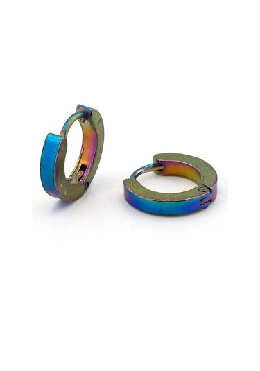 Yanar Döner Paslanmaz Çelik Halka Erkek Küpe E610