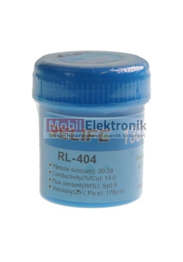 Relıfe Rl-404 Krem Lehim Solder Paste 40G 138°C Düşük Kaynama