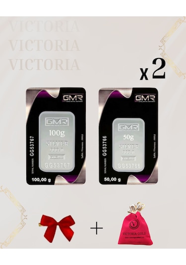 Vıctorıa Gold Sertifikalı 200 Gr Külçe Gümüş 999 Ayar