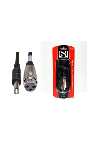 Hosa Stx-102f 1/4' Trs - Xlr F Balanslı Kablo 60 Cm