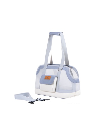 Qingmipy Taşınabilir Kedi Çantası - Nefes Alabilir, Dayanıklı, Büyük Kapasiteli 40x26x21cm Köpek Ve Kedi Taşıma Çantası