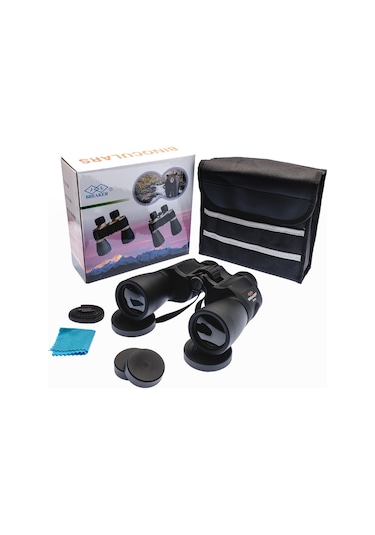 Breaker 7x50 Wd2 Çift Göz Ayarlı Profesyonel El Dürbünü - 1000m/5 Siyah