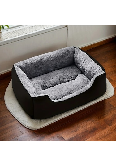 Honeybeeshop Rahat Evcil Hayvan Yatağı Pembe Kare Yuva Yüksek Kalite Xxl Boy 80x60cm Küçük Orta Boy Köpekler İçin Tüm Mevsimler