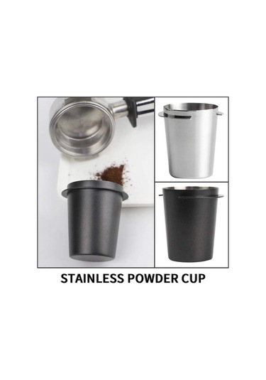 Metabagua Kahve Dozaj Kabı, Paslanmaz Çelik Dozaj Kabı Aksesuarları Bylk4a Gümüş