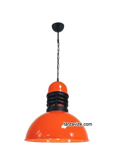 Tarzavize Trt43 Dekoratif Turuncu Tekli Retro Modern Sarkıt Avize Turuncu