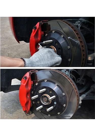 Cbtx 20 Adet 5.8cm Evrensel Araba Modifikasyonu Genişletilmiş Tekerlekler Saplama Dönüşüm M12x1.25 İla M12x1.5 Vida Adaptörü Ln032 Ln033 Ln044