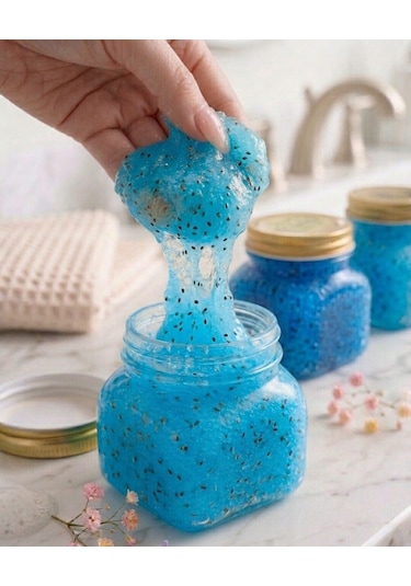 Hollywood Glow Sugar Scrub Body Butter Keshlee Farm Şeker Peelingi Mavi
