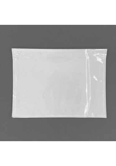 Yapışkanlı Fatura Evrak Cebi, Plastik 19x26 Cm 1000 Adet