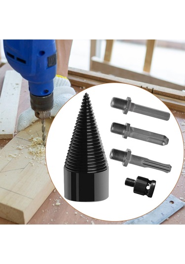 Homyl Aile Evleri Için Yakacak Odun Matkap Ucu Çelik Yarma 45mm