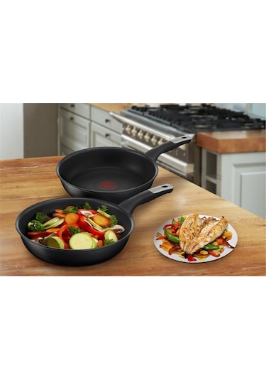 Tefal Titanyum 6X Unlimited İndüksiyon Tabanlı Tava Seti 22 - 28 CM