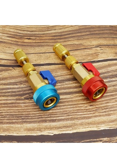 Willowhaven Style A Yüksek Ve Düşük Basınç R134a Soğutucu Vana Bağlantısı - Dayanıklı Metal Ac Sistem Tamir Aracı