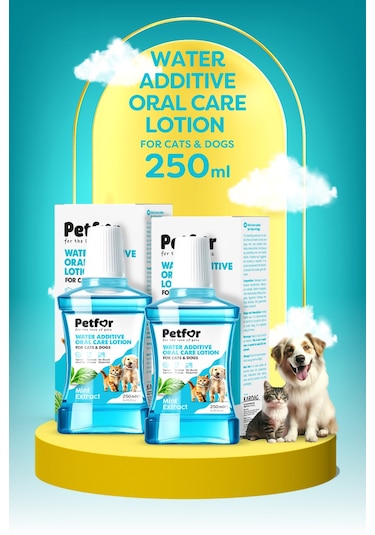 Kedi Ve Köpekler Ağız Bakım Losyonu 250 Ml X2 Adet