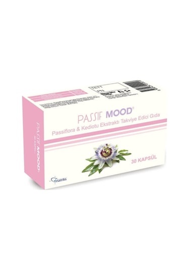 Passif Mood Passiflora Ve Kediotu Ekstraktı Takviye Edici Gıda 30