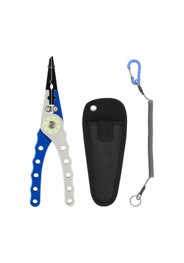 Mufunye Alüminyum Çelik Işıklandırmalı Balıkçı Pensi - Misina Kesme, İğne Çıkarma Ve Gündüz/koyu Kullanim