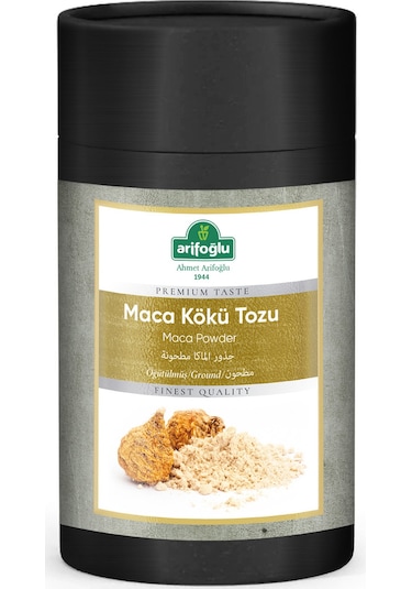 Arifoğlu Maca Kökü Tozu Öğütülmüş Silindir Kutu 75 G