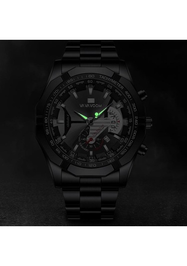 Siyah Va Va Voom Üst Marka Lüks İzle Moda Rahat Askeri Kuvars Spor Kol Saati Tam Çelik Su Ge Saat Relogio Erkek Kol Saati 57979090