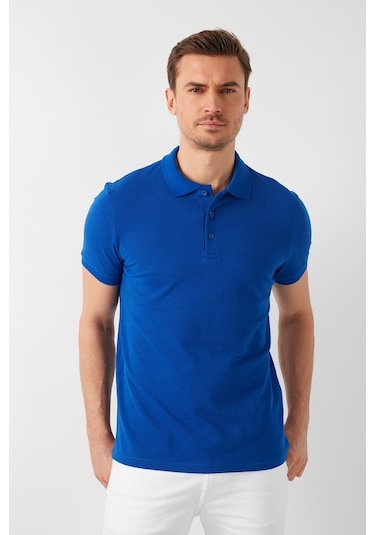 Buratti Pamuklu Regular Fit Düğmeli Erkek Polo Yaka T Shirt 5902127 Saks