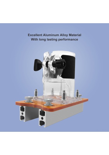 Yifomall "2'li Alüminyum Freze Tabanı - Hassas Kesim, 65mm Uyumlu, Mobilya Ve Ahşap İşleri İçin"