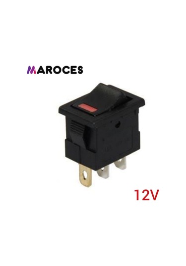 Ic-118A Mini Işıklı 12V Ledli Anahtar 10 Adet