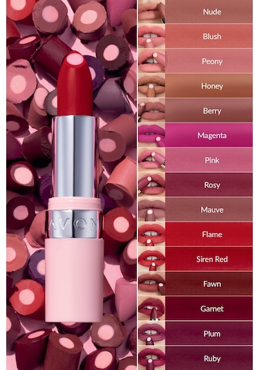 Avon Hydramatic Mat Ruj - Hydra Rosy