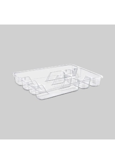 şeffaf büyük çekmece kaşıklık