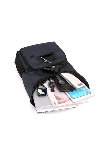 Tough Slhs 3405 Şık Günlük Sırt Çantası Büyük Kapasiteli Sırt Çantası İşe Gidiş Laptop Çantası Gri