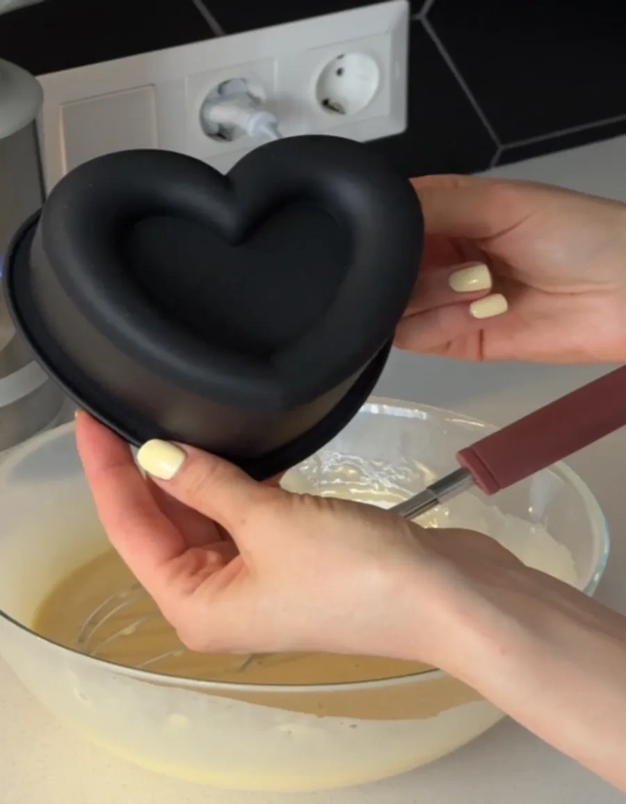 Vesna Krasna Şekillendirici Kalp Bento Kek Pişirme Kalıbı Silikon Pişirme Formu 348266021 Siyah