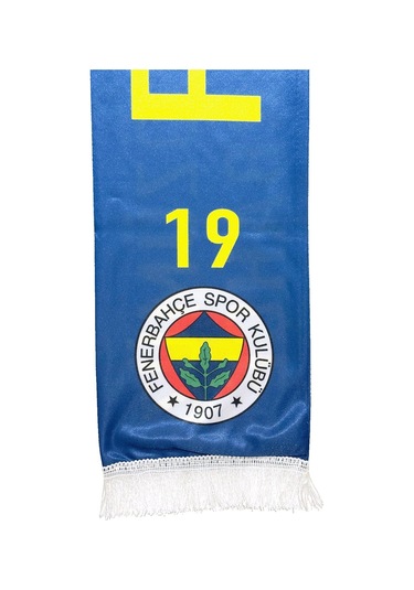 Fenerbahçe Lisanslı Son Sözümüz Fenerbahçe Şal Atkı Ve Hybrt Tükenmez Kalem Set Kanarya Baskılı Ahşap Kutulu Sarı - Lacivert