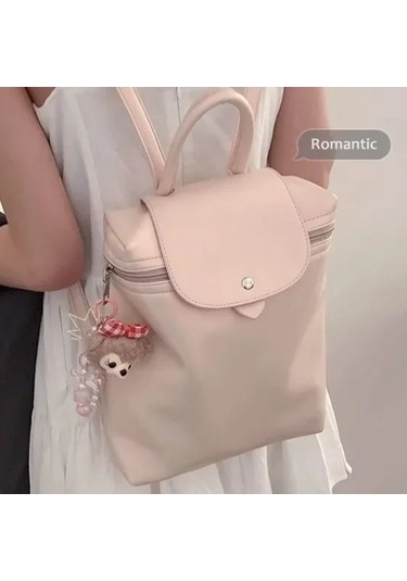 Zyzqstore Pembe Büyük Kapasiteli Bayanlar Sırt Çantası Rahat Çok Renkli Çok renkli