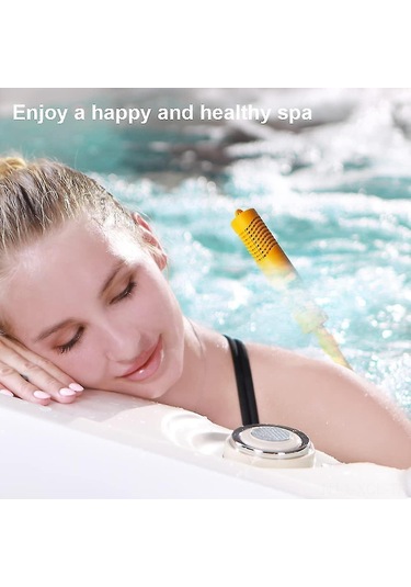 Konesam Sarı Spa Mineral Çubuğu: Jacuzzi, Havuz Ve Su Tesisleri İçin Kolay Kurulumlu Su Temizleme Filtre Parçası