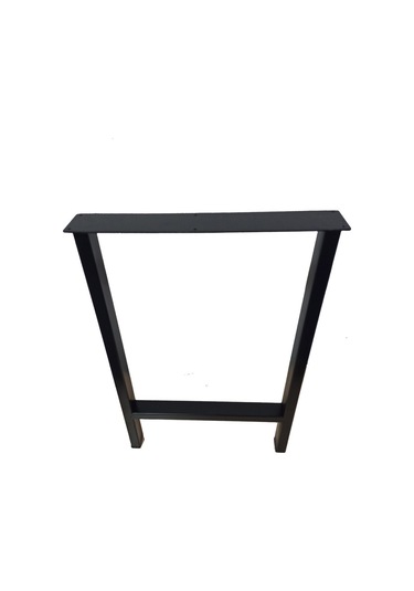 Bin1Fırsatt Metal Ayak Ofis Bahçe İş Yeri Masif Ahşap Kütük Masa Ayağı 76 Cm