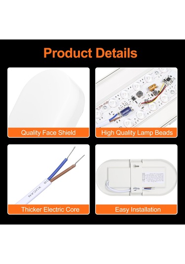 Padalink Hareket Sensörlü Led Duş Lambası - Otomatik Aydınlatma İle Koridor Ve Merdivenler İçin Diğer