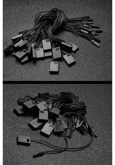 1000 Adet Siyah Plastik Kilitli Etiket İpi