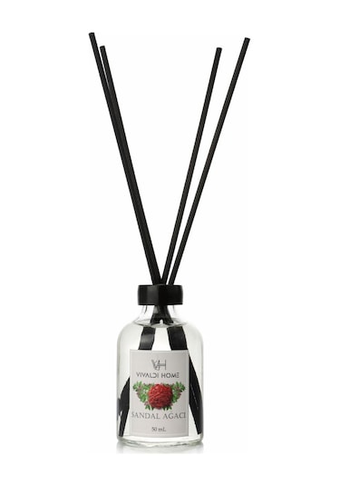 Vivaldi Home Sandal Ağacı Çubuklu Oda Kokusu Esansiyel Uçucu Yağ 50 ML